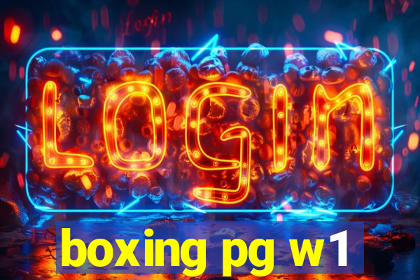 boxing pg w1